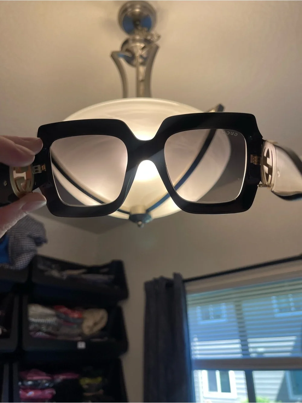Gucci GG0053SN Oversized Square Sunglasses